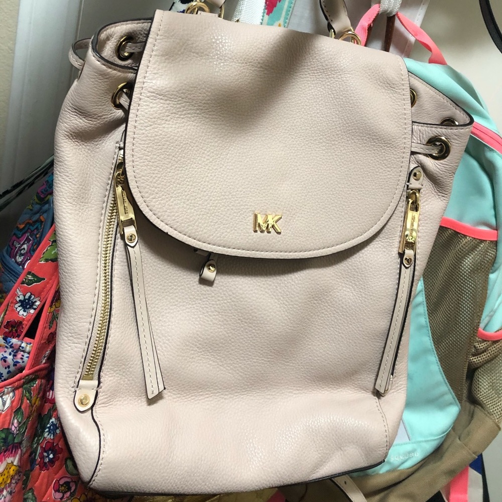 Michael Kors pink backpack